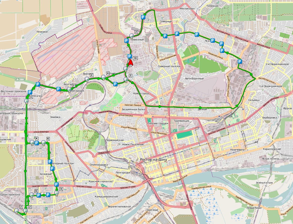 История перемещений